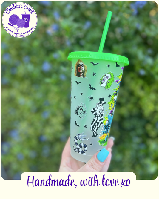 24oz Frosted Cold Cups - Pre Made