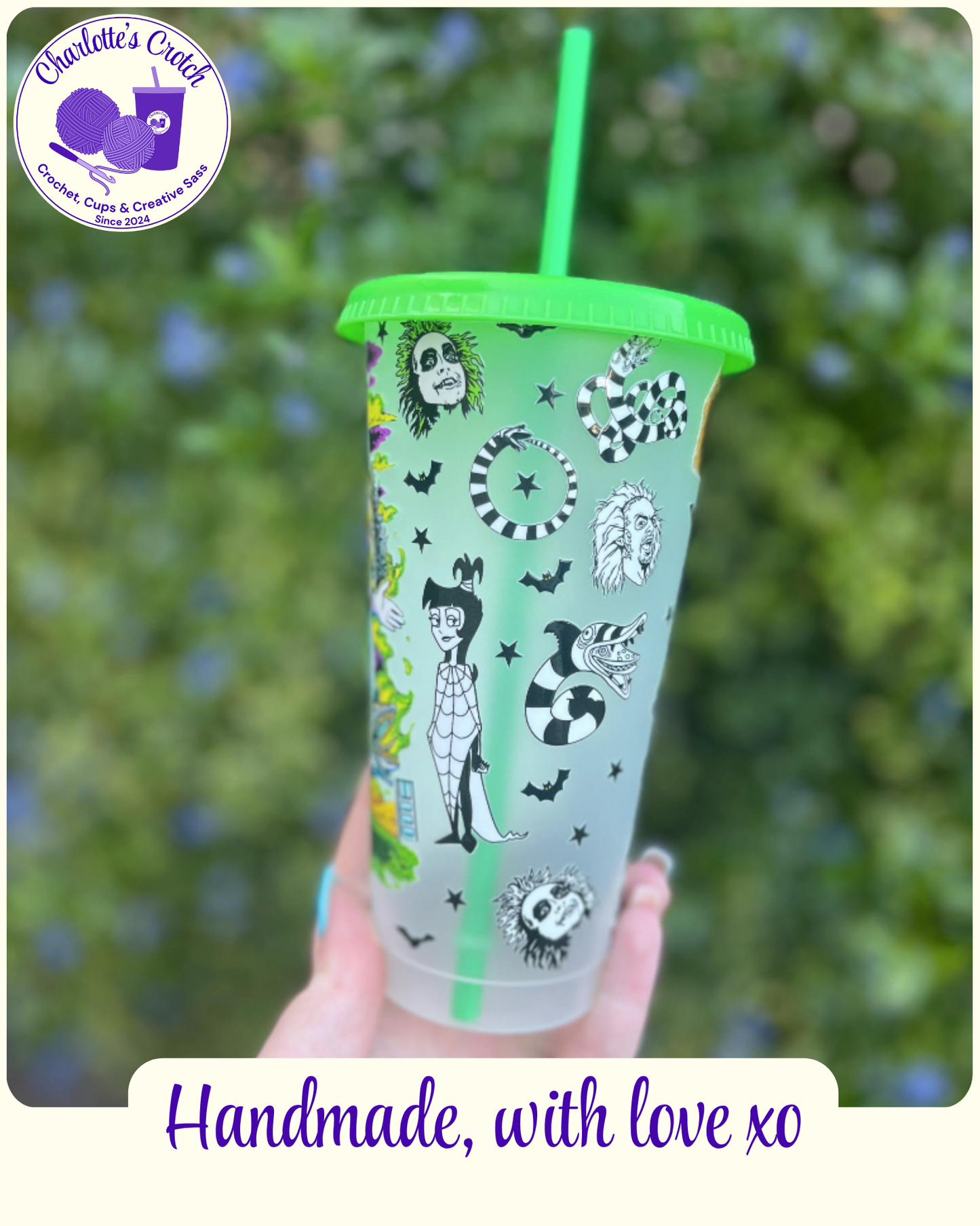 24oz Frosted Cold Cups - Pre Made