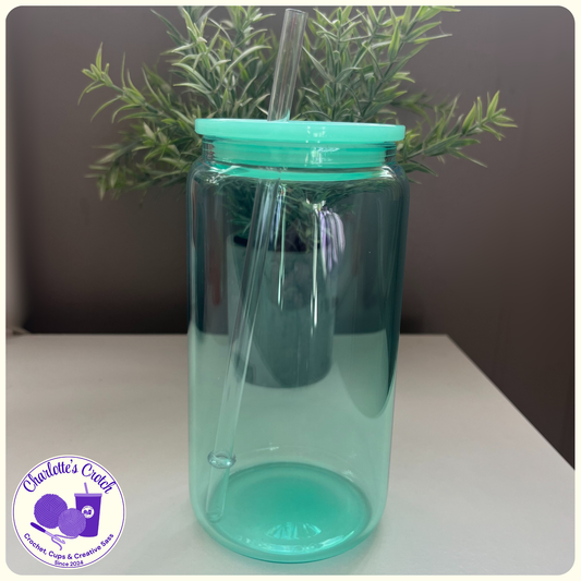 Custom 16oz Glass Libbey Cup - Jelly | Choose Your Own Wrap