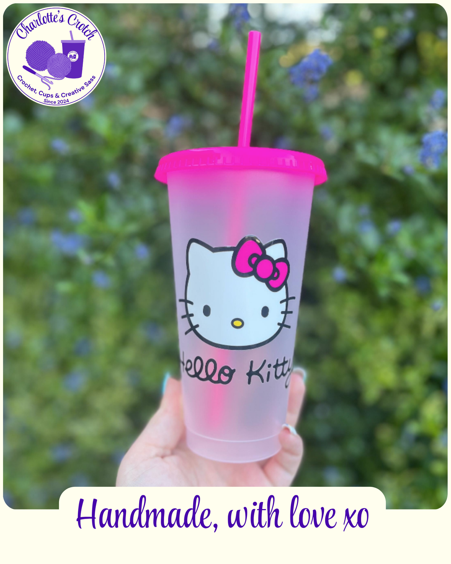 24oz Frosted Cold Cups - Pre Made