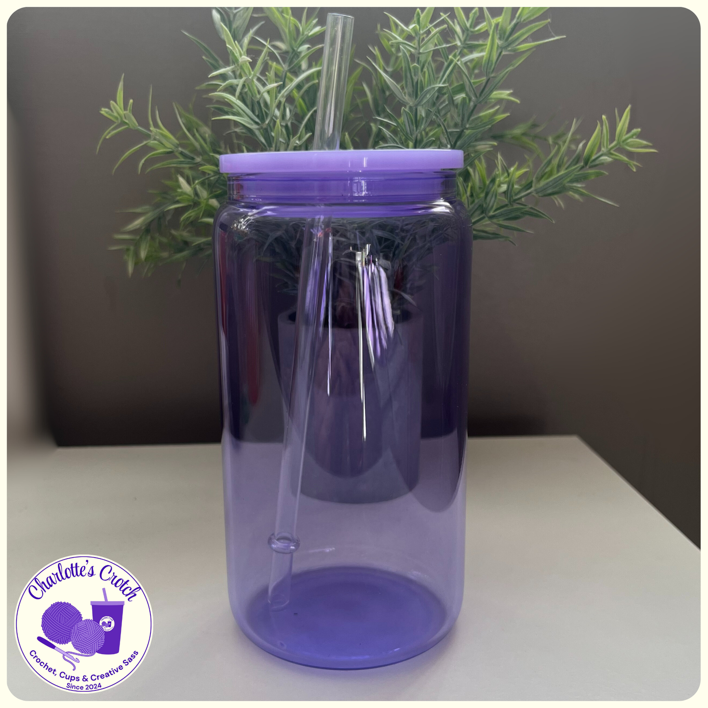 Custom 16oz Glass Libbey Cup - Jelly | Choose Your Own Wrap