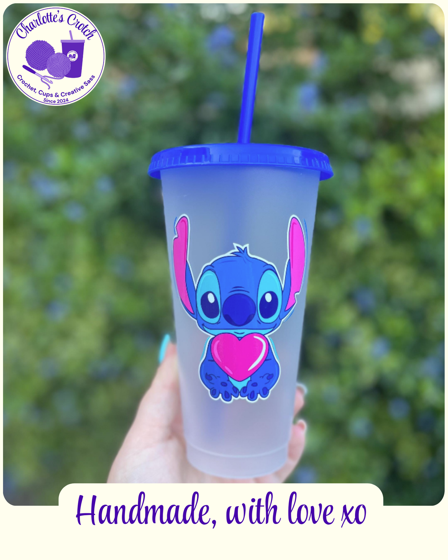 24oz Frosted Cold Cups - Pre Made