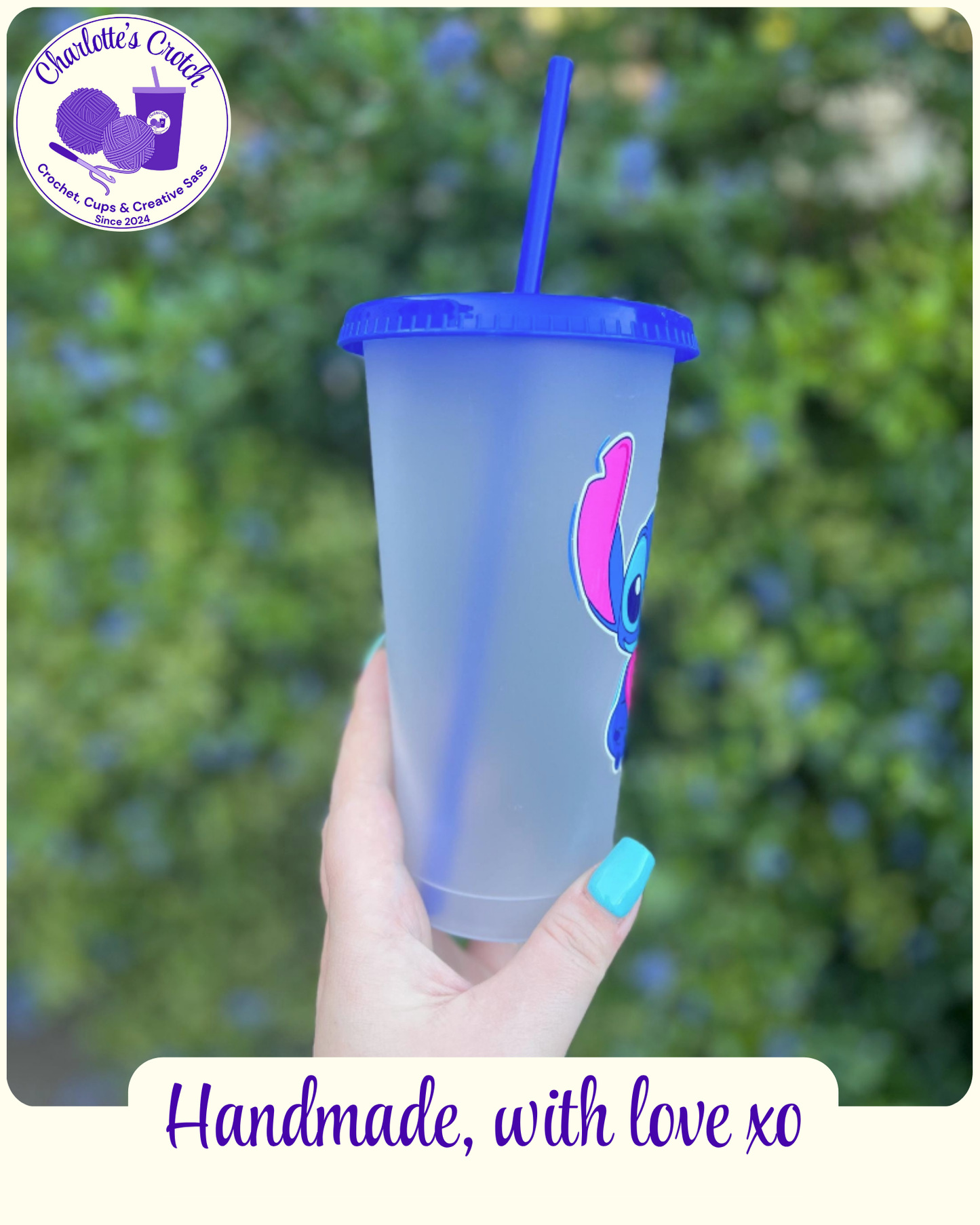 24oz Frosted Cold Cups - Pre Made