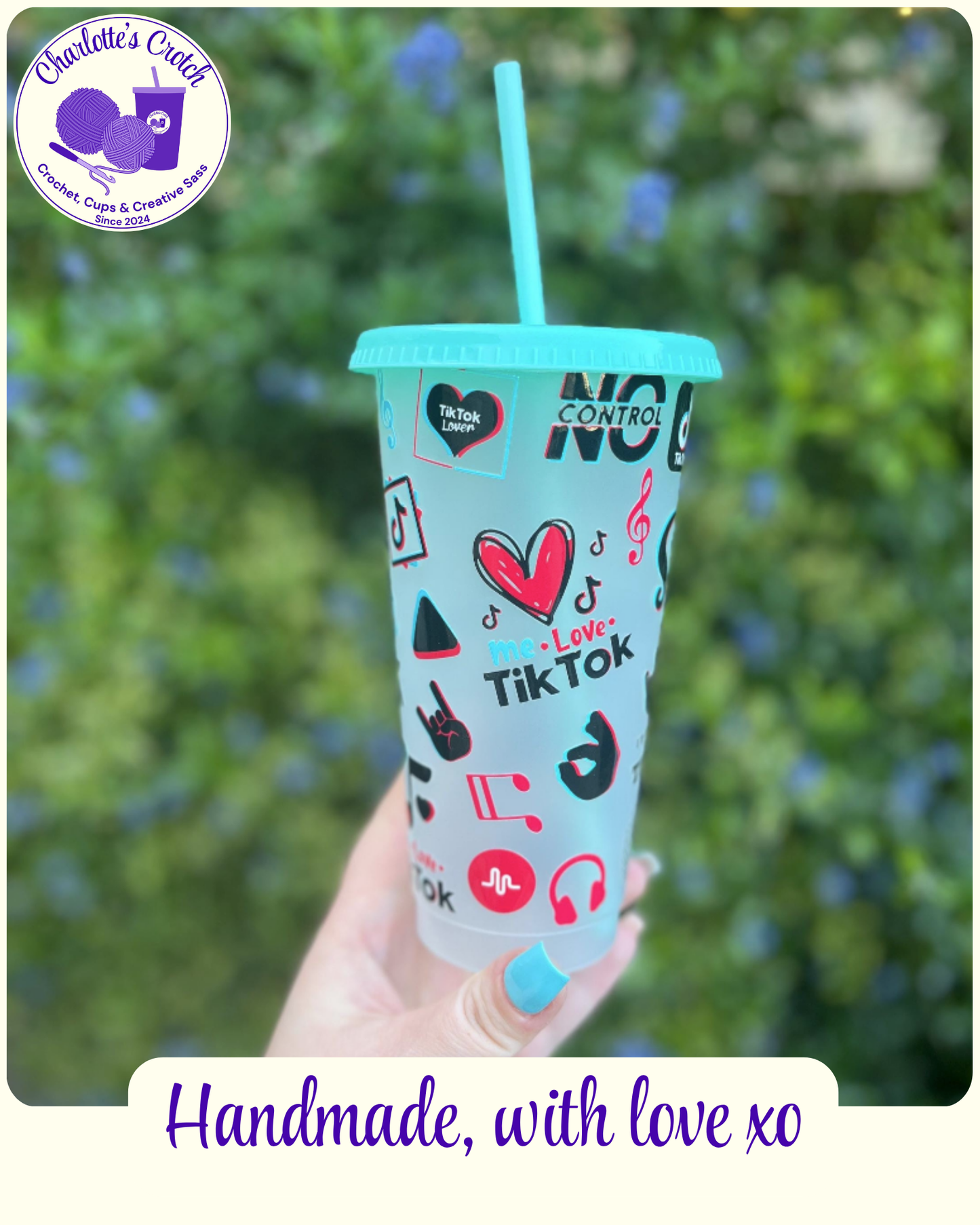 24oz Frosted Cold Cups - Pre Made