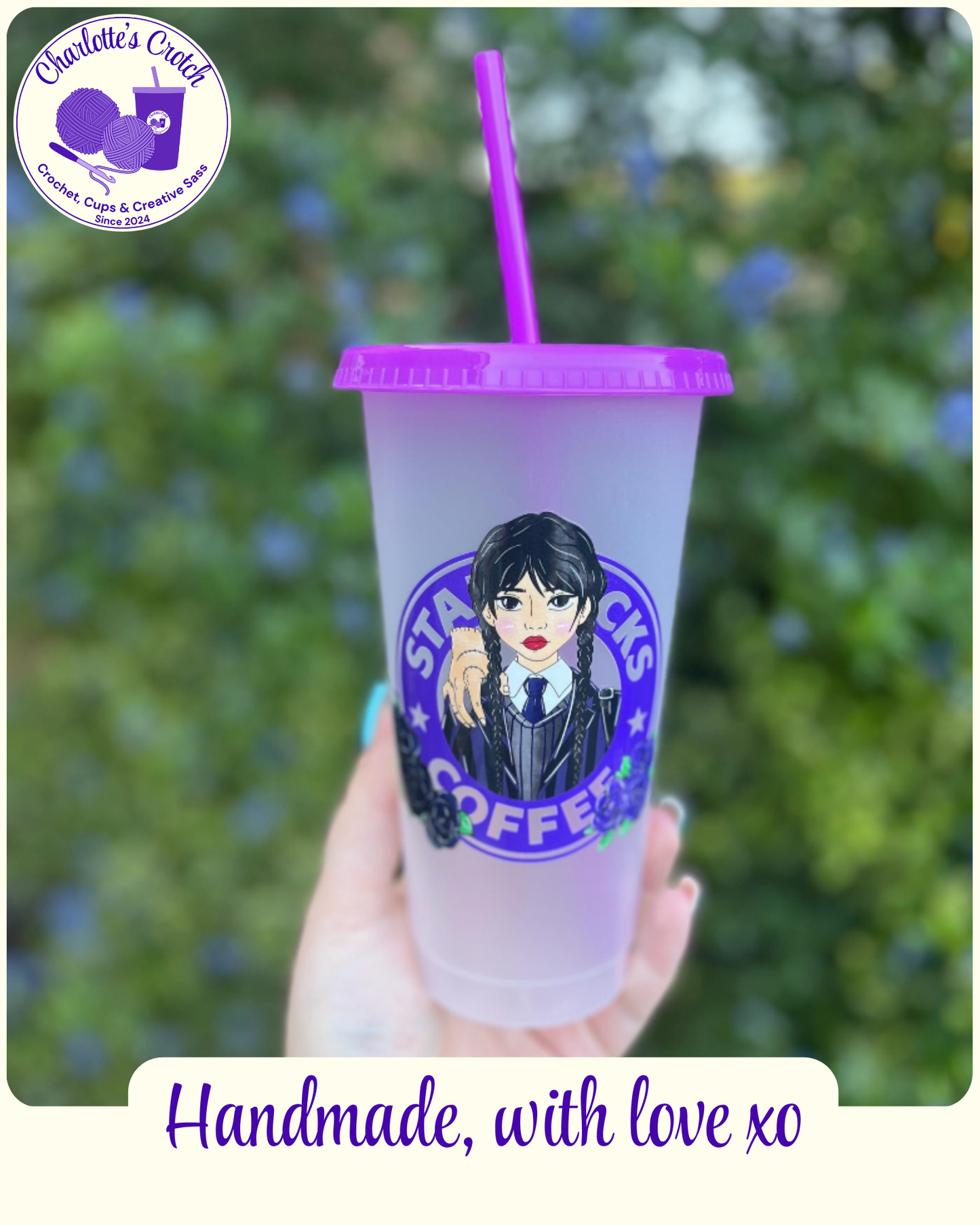 24oz Frosted Cold Cups - Pre Made