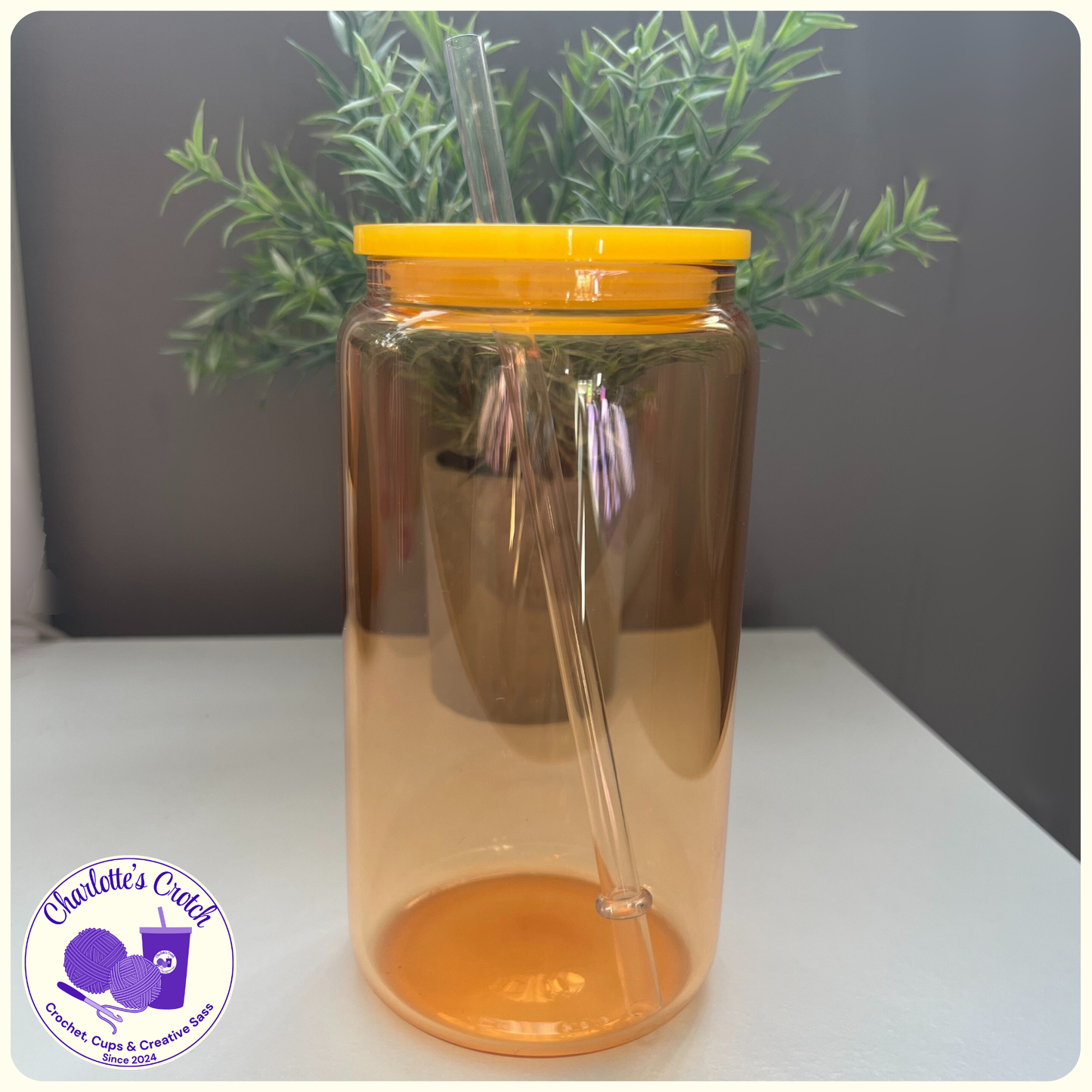 Custom 16oz Glass Libbey Cup - Jelly | Choose Your Own Wrap