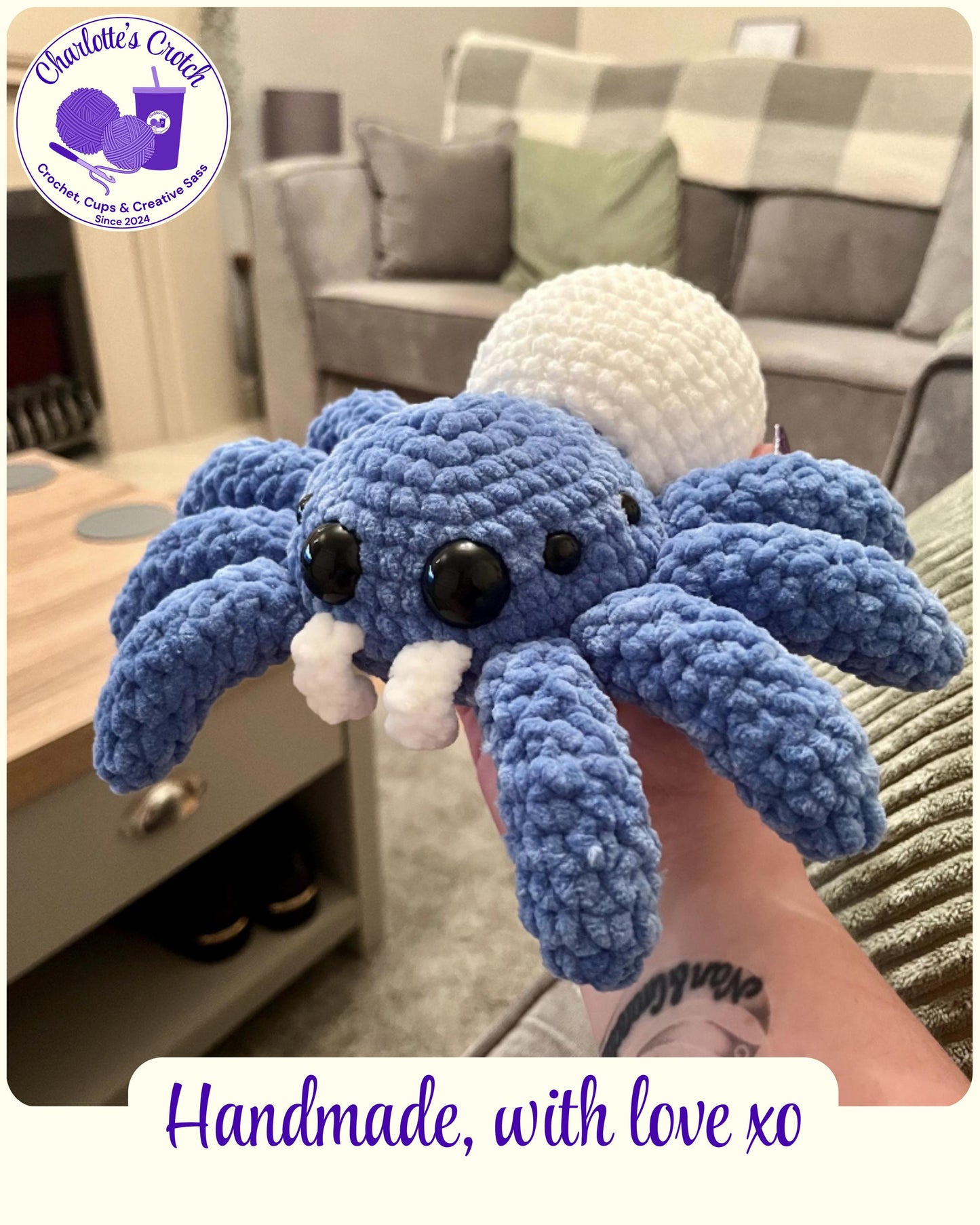 Handmade Crochet Spider