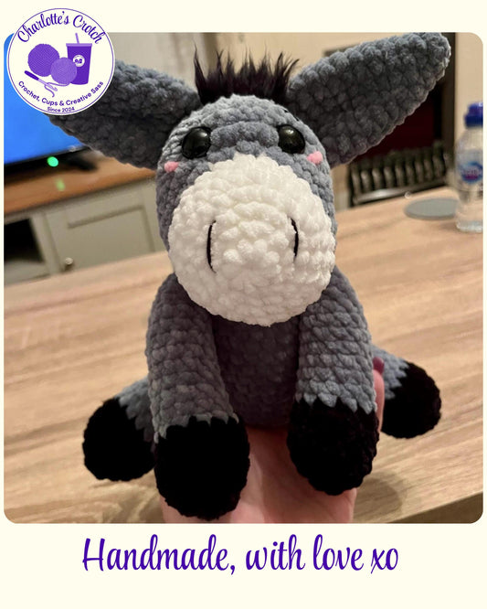 Handmade Crochet Plush Donkey