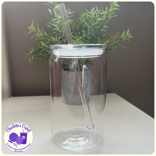 Custom 16oz Acrylic Libbey Cup - Clear | Choose Your Own Wrap