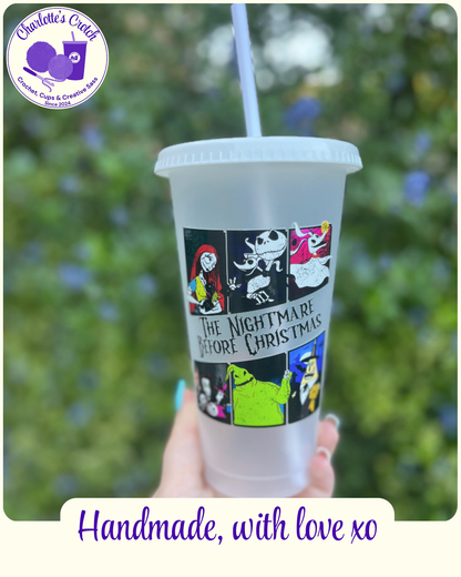 24oz Frosted Cold Cups - Pre Made