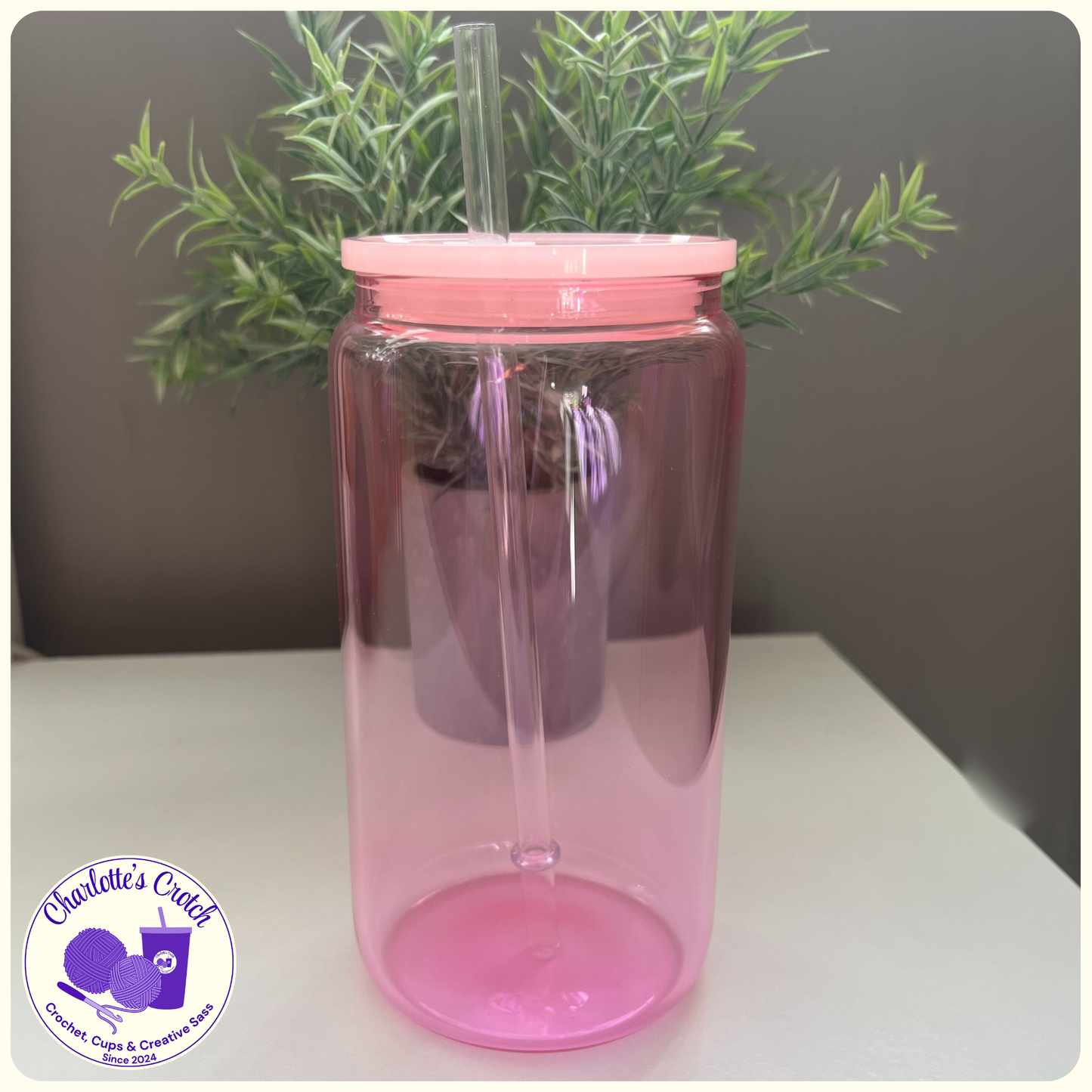 Custom 16oz Glass Libbey Cup - Jelly | Choose Your Own Wrap