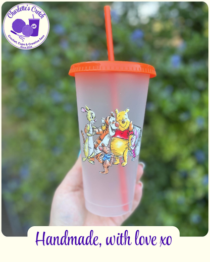 24oz Frosted Cold Cups - Pre Made