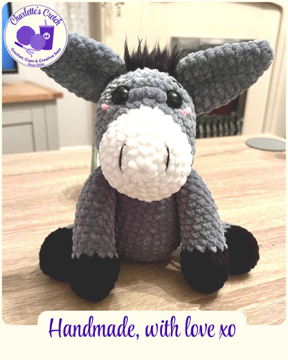 Handmade Crochet Plush Donkey