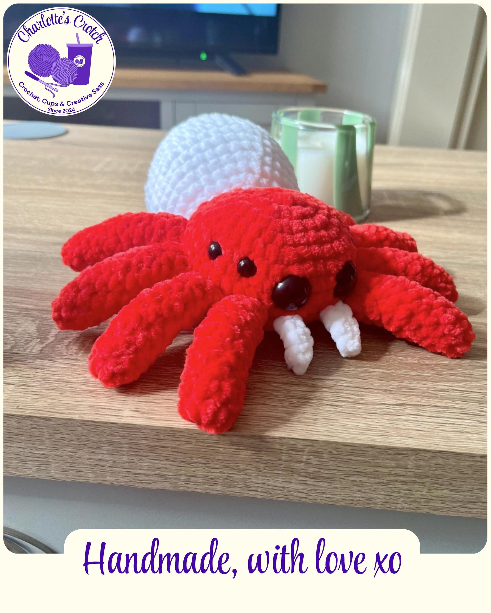 Handmade Crochet Spider