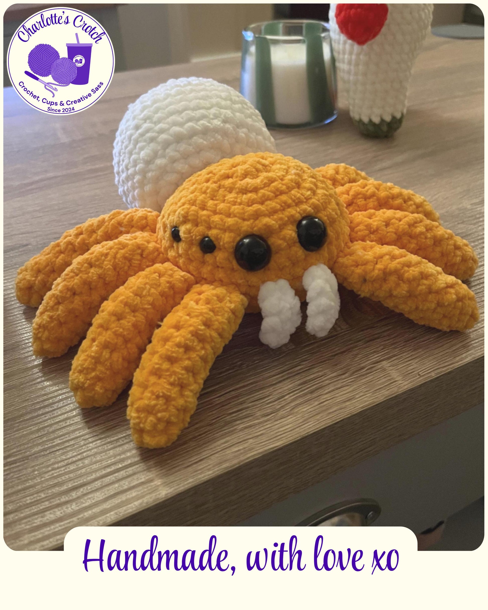 Handmade Crochet Spider