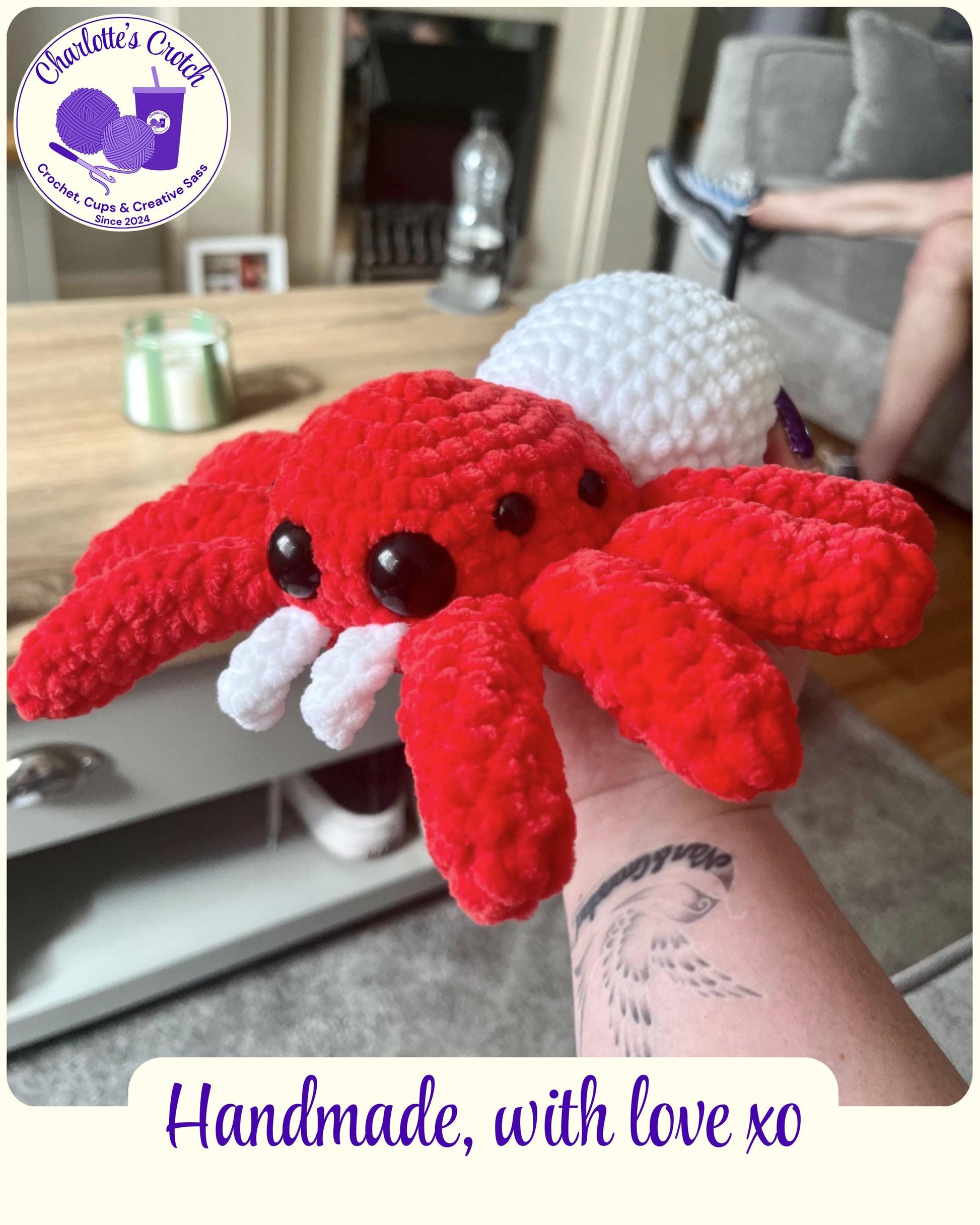 Handmade Crochet Spider