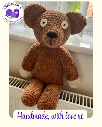 Handmade Crochet Plush Mr Bean’s Teddy