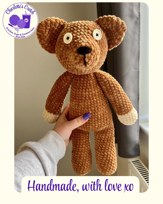 Handmade Crochet Plush Mr Bean’s Teddy
