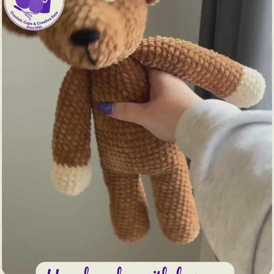Handmade Crochet Plush Mr Bean’s Teddy